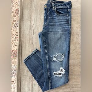 American Eagle size 12 short jegging jeans EUC please see pics for condition